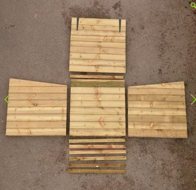Tanalised Pine Wooden Log Store | Garden Log Storage with Lifting Lid | 90 x 92 x 90cm image 3