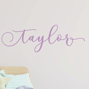 Name Wall Decal - Boy Girl Nursery Decal - Personalized Name Decal - Bedroom Decor - Name Decal BS01