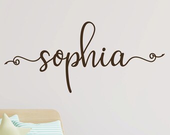 Name Wall Decal - Boy Girl Nursery Decal - Personalized Name Decal - Bedroom Decor - Name Decal YS01