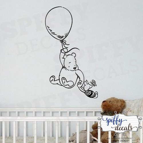 Winnie the Pooh Personalized Name Wall Decal Vinyl Sticker Etsy