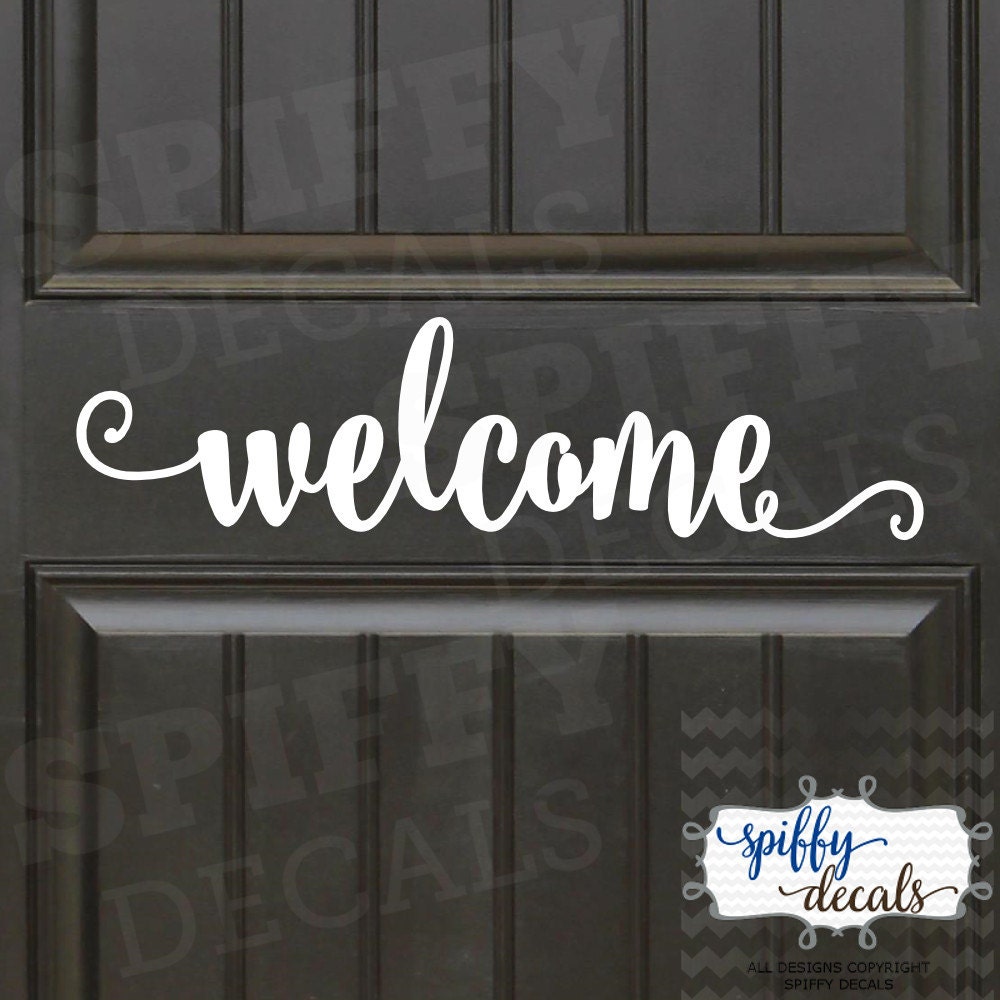 WELCOME HOME Family Removable Vinyl Wall Decals Sticker Spiffy Decals