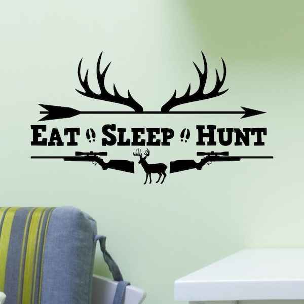 Hunting Wall Decal Etsy