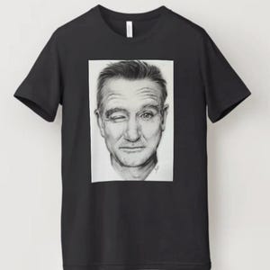Hand Rendered No Audience | Graphic T-Shirt | Original Charcoal Portrait Art Tee | Unisex Artist-Designed Shirt