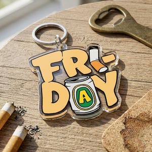 Cigarette Key Ring
