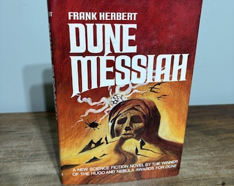 Vintage 1969 Dune Messiah Frank Herbert HC Book Club Edition Red DJ Sci-Fi
