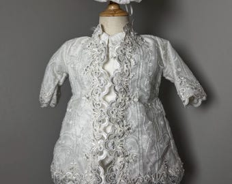 Elegant Baby Boy Baptism Outfit Christening Set