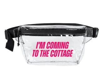 Ich Komme Zur Hütte | Transparente Bauchtasche