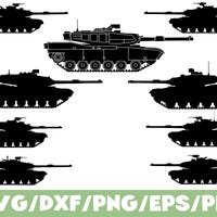 War Tank Svg | Military Tank Clipart | War Ship Cut File | Battle Tank ...