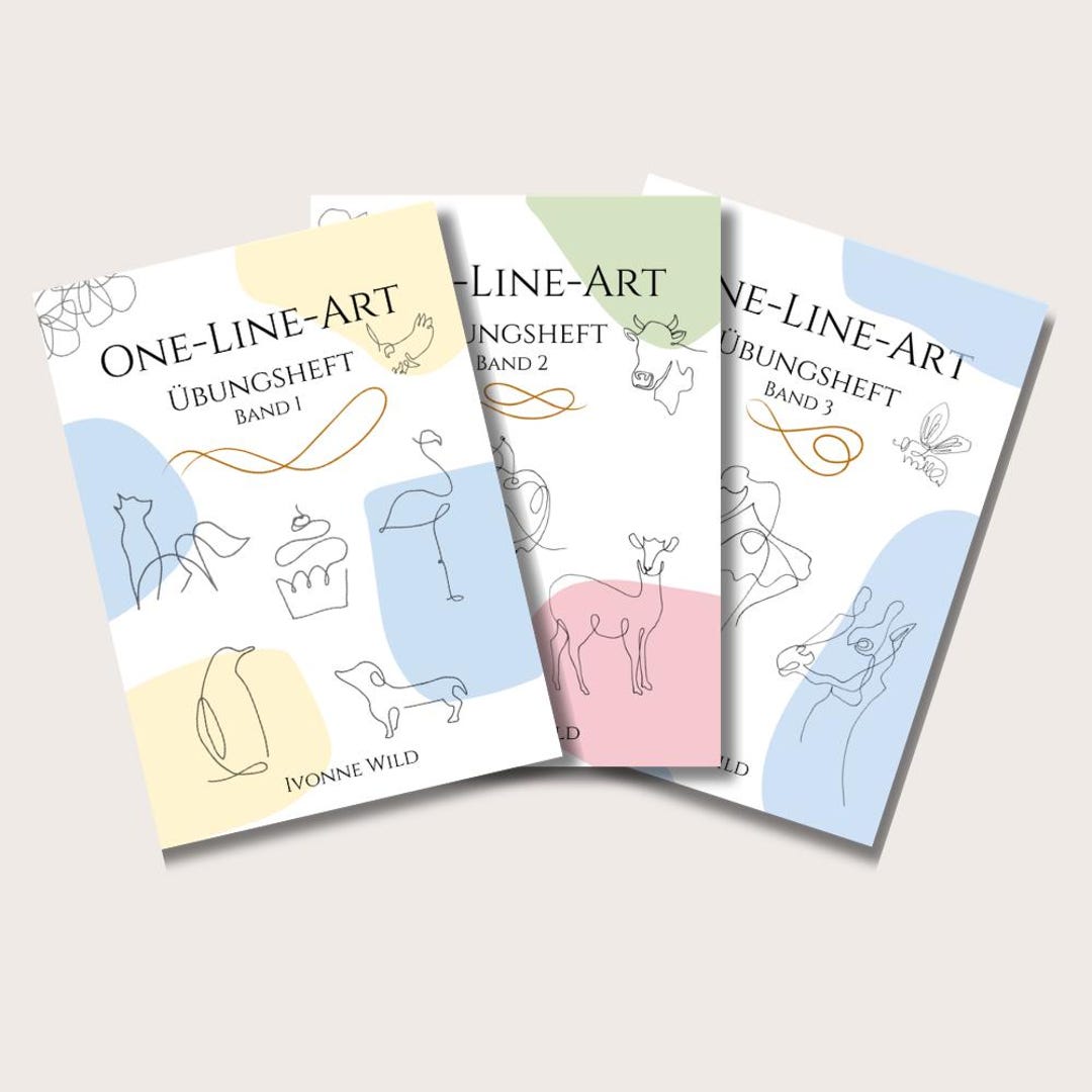 One Line Art Practice Booklet | Learning Booklet for Drawing With One ...
