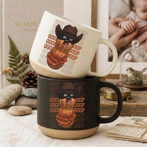 Taza con diseño de cacahuete tostado, taza de café de cerámica hecha a mano, regalo para amantes de los dulces, taza de té de cerámica.