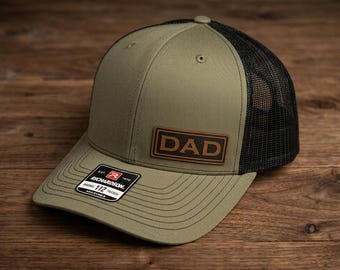 Gorra de camionero Richardson 112 de DAD, regalo para papá primerizo, regalo del Día del Padre, gorra para papá, regalo para anunciar el embarazo, regalo de Navidad para papá