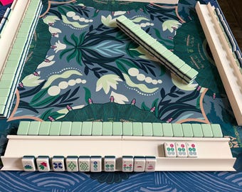 FOLDING Mahjong Racks With Magnetic Pushers Set of 4