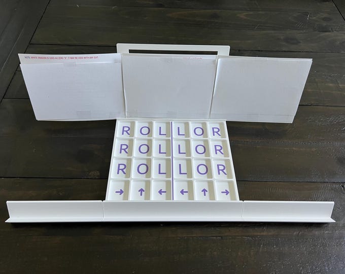 Mahjong Accessory Bundle Folding Rack & Card Holder Stand for Mahjong Practice Boards