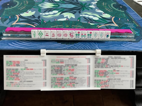 Mahjong Card Holder Under Table Mat