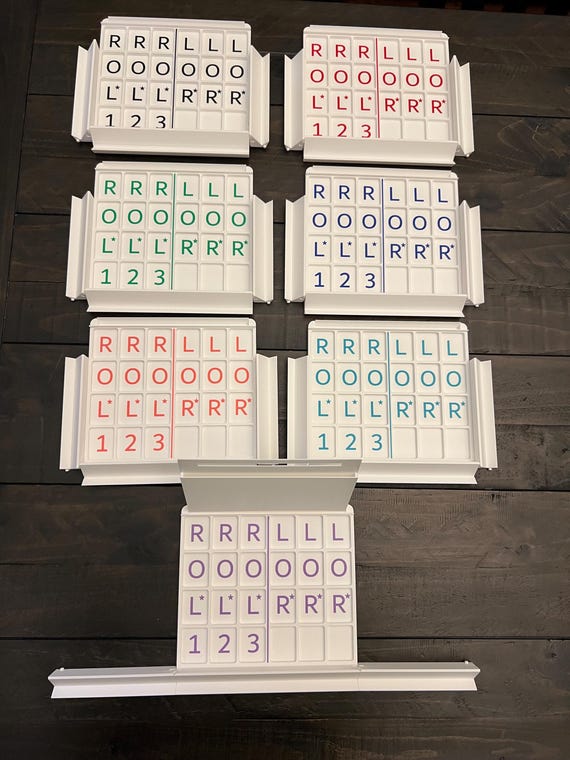 All In One Mahjong Practice Board Tool with BUILT IN RACK