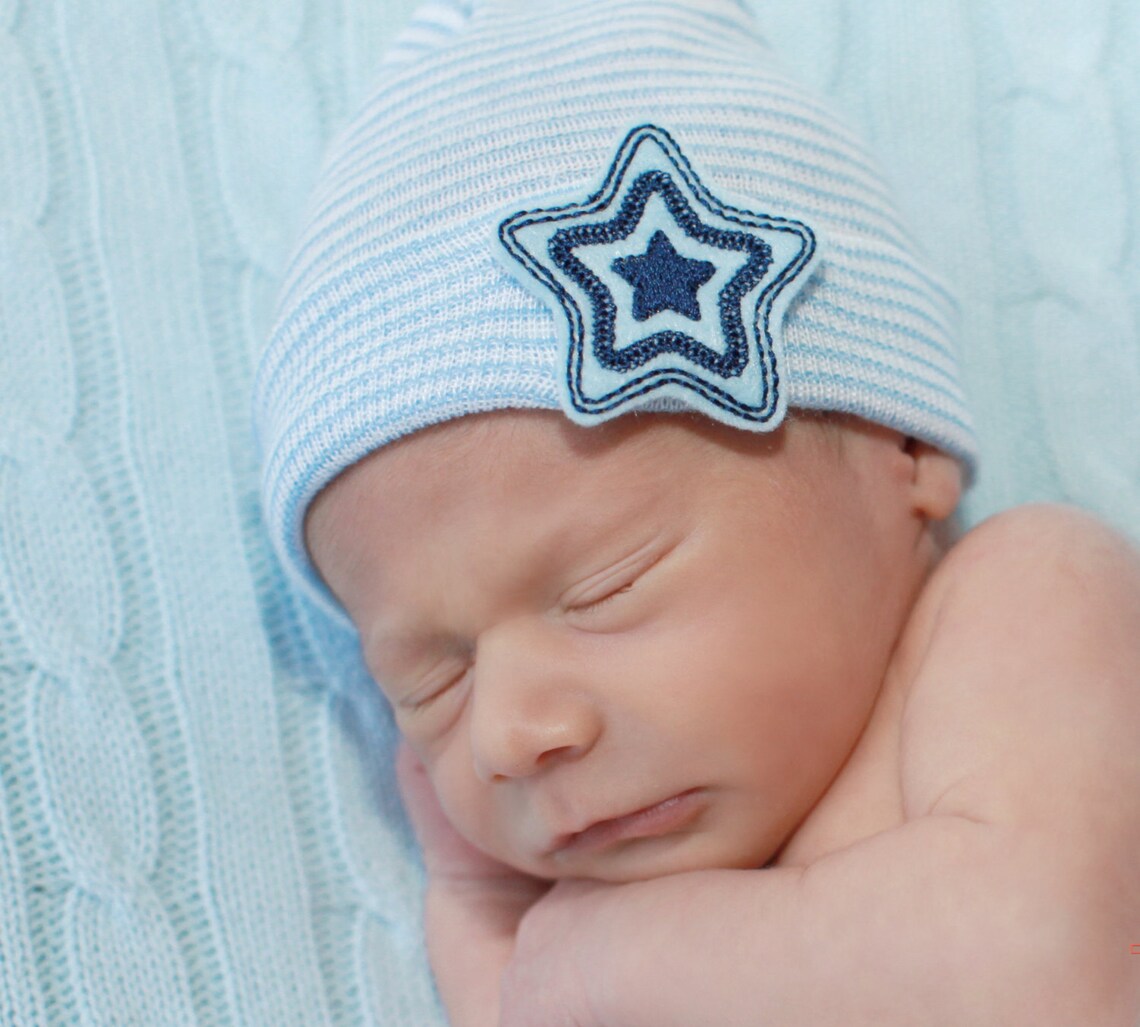 BOY NEWBORN HAT newborn Hospital Hat Newborn Boy Hat Infant Etsy Canada