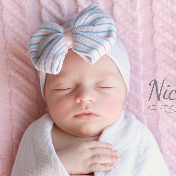 newborn beanie with bow