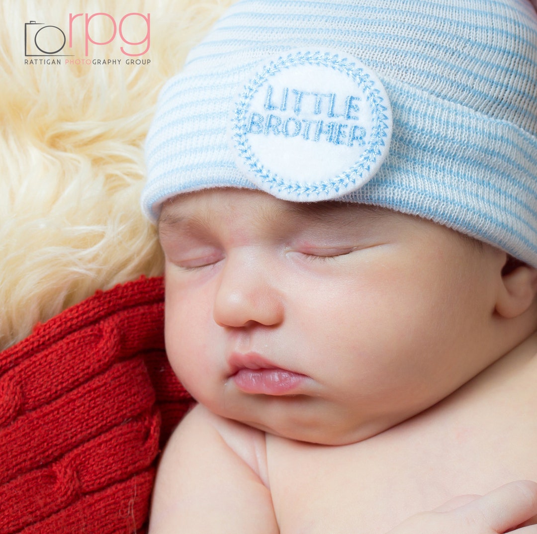 READY to SHIP Little Brother Hospital Hat newborn Hospital - Etsy