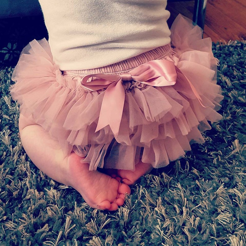 Baby Girl Ruffle Bottom Tutu Bloomer & Bow Headband Set in Etsy