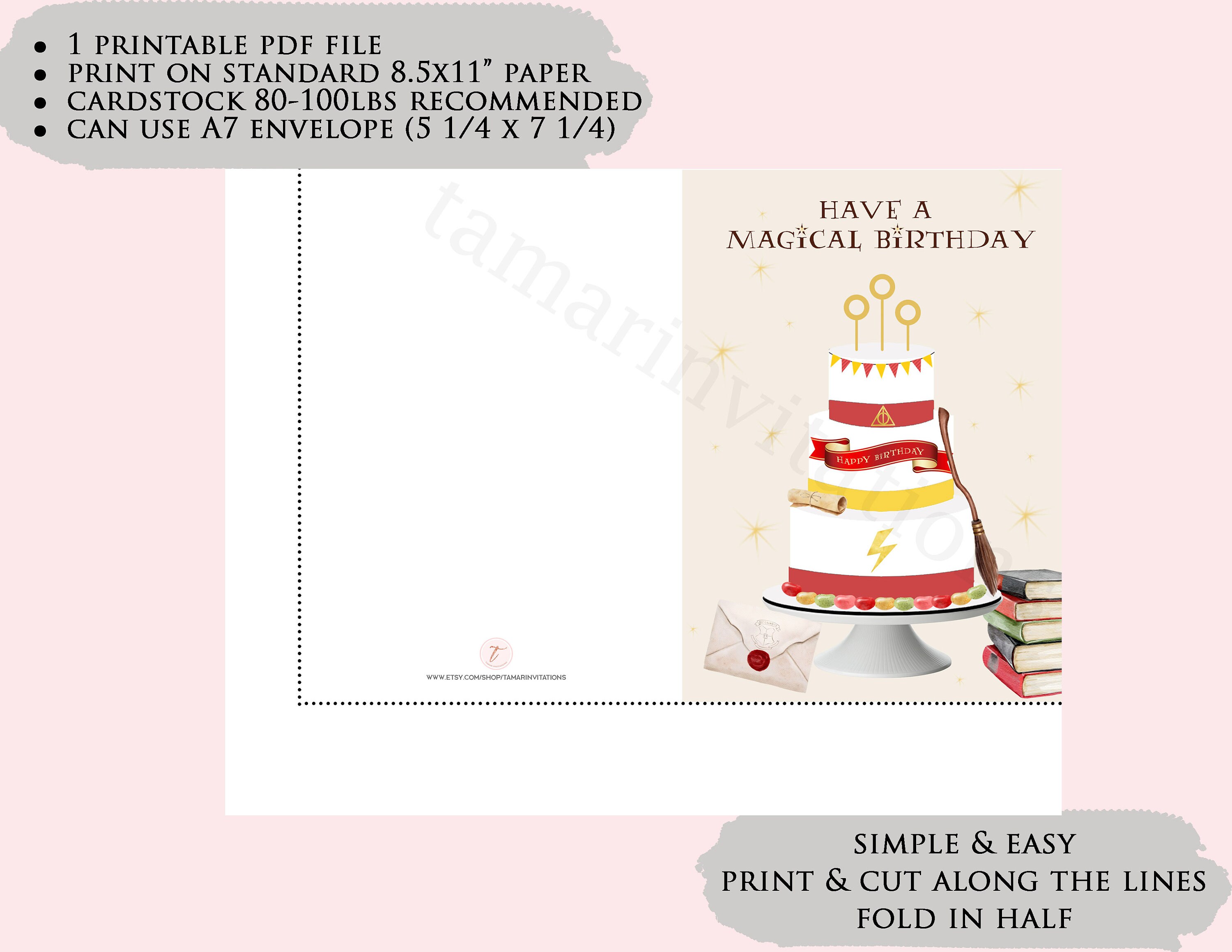 Digital Birthday Card - Have A Magical Birthday - Wizard Magic - Wizard ...