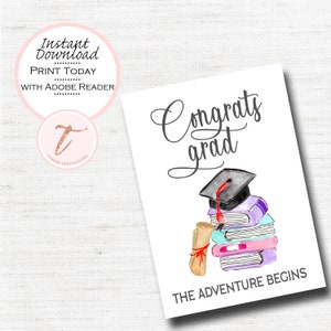 Digital Graduation Card, Happy Graduation Card,  Class of 2022, School Graduation, PDF Digital  Download