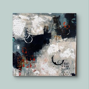 Echi del tempo (2/4) – Arte astratta strutturata – Decorazione unica per la casa – Spedizione gratuita
