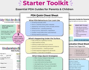 PDA Starter Toolkit for Parents | ADHD ASD Meltdown Support, Communication (Digital Download), Parenting Made Easier, Emotional Regulation