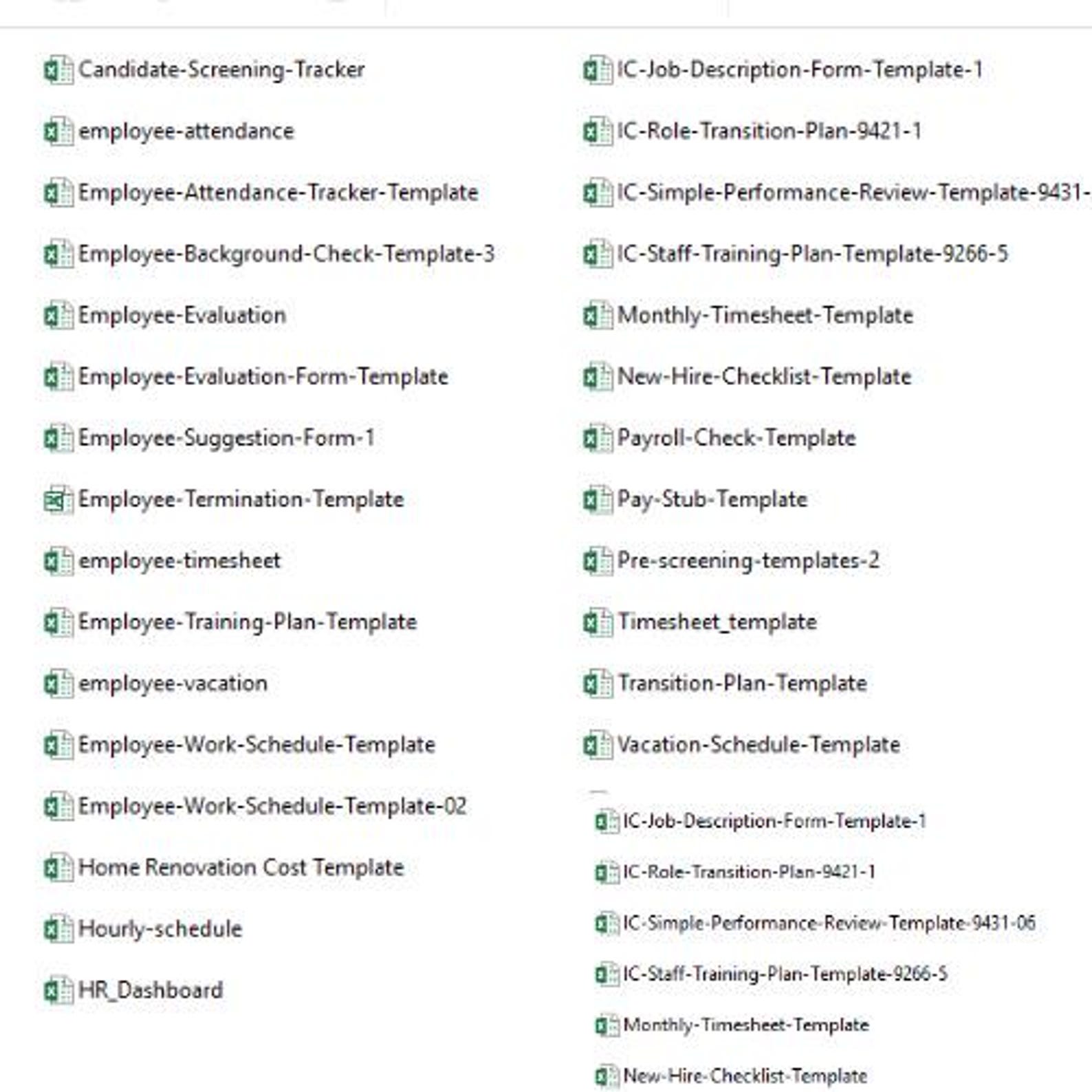 50+ HR Management Excel Templates Bundle | Human Resources Tools ...