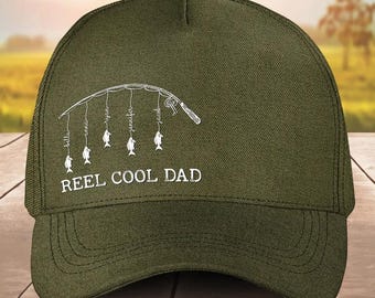 Boné personalizado estilo "Dad Hat", boné clássico para o Dia dos Pais, boné Top Dad By Par em jeans vintage lavado, presente para pais amantes de golfe, boné de golfe em algodão lavado com estampa de taco de golfe.