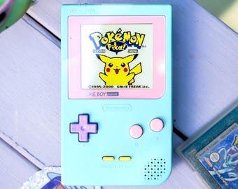Game Boy Pocket Color – Pastel Edition (Made to Order) | Custom PCB, IPS Screen, Handcrafted Retro Console