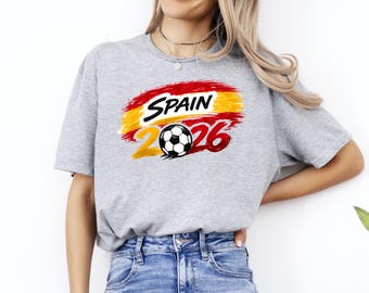 Spain Football T-Shirt, International Soccer 2026 Shirt