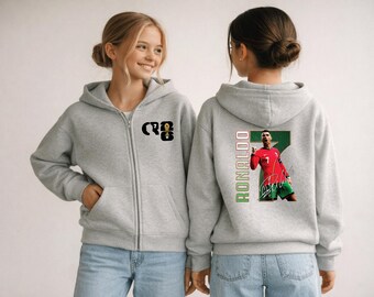 Cristiano Ronaldo Youth Full Zip Hoodie, 2026 Soccer Ronaldo