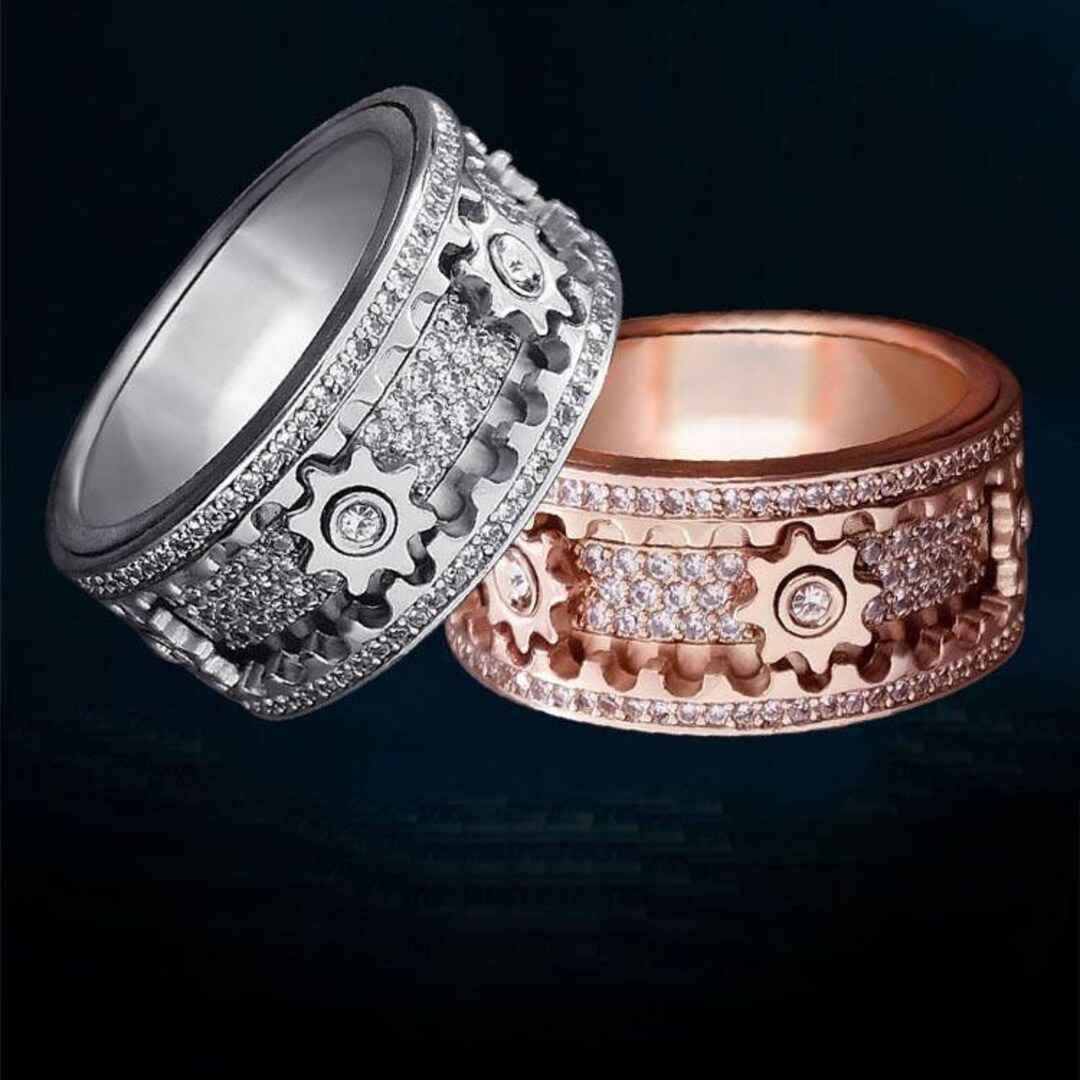 Gear - Rotating Rings, Personalized Customization, Suitable for Both ...