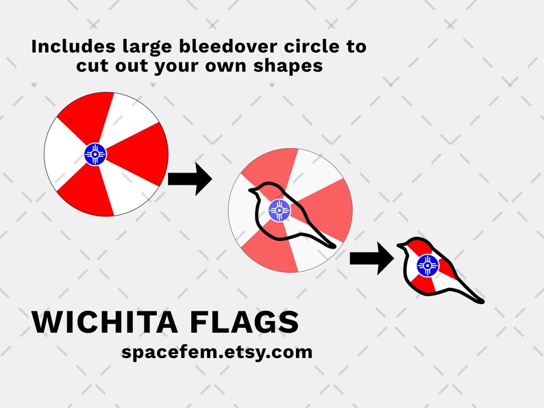 Wichita Svg Wichita Flag SVG Vector Cut Files PNG Shape Pack for Teachers - Etsy