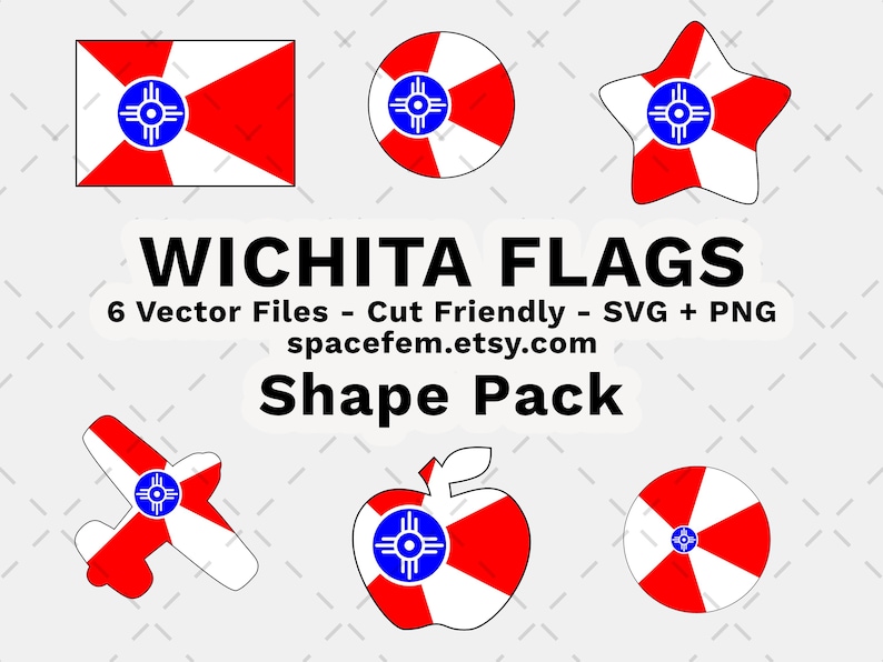 Wichita Svg Wichita Flag SVG Vector Cut Files PNG Shape Pack for Teachers - Etsy