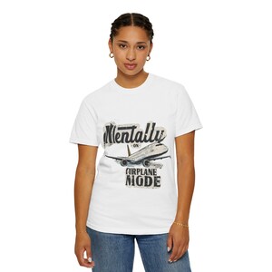 機内モードTシャツ | ヴィンテージ飛行機トラベルTシャツ 画像 4