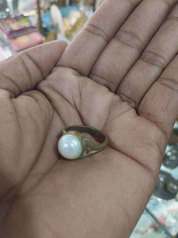 Blessed Pearl Ring for Wealth and Success | Talisman for Good Luck