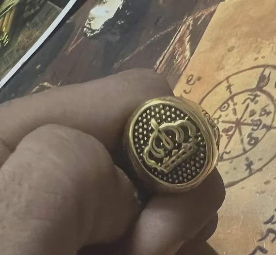 Dakhina Kali Maa Spiritual Protection Ring: Blessed Talisman Seal