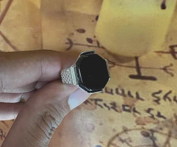 A+ Blessed Ring Wealth Lottery Money Success .
