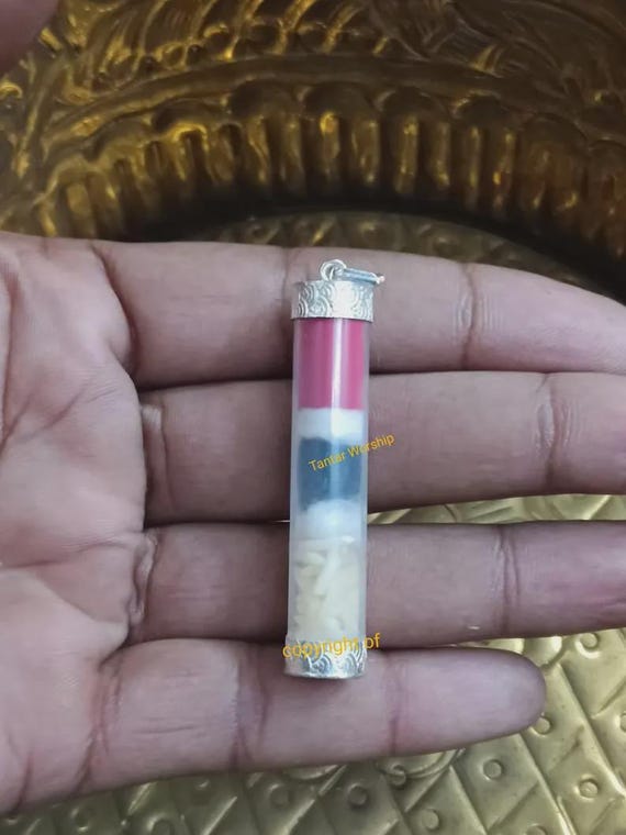 Rare Black Cobra Pearl Amulet Pendant (Nagamani)Luck Attraction Fortune Fame Gambling++Gift