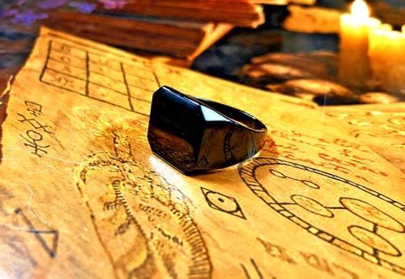 Negative Energy Destroy Bless Rare Protection Ring GOOD LUCK PROTECTION +Gift