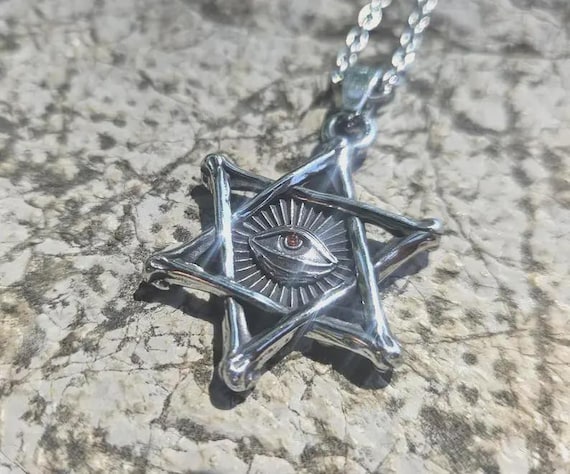 Third Eye Amulet: Psychic Protection Pendant, Metaphysical Magick++++