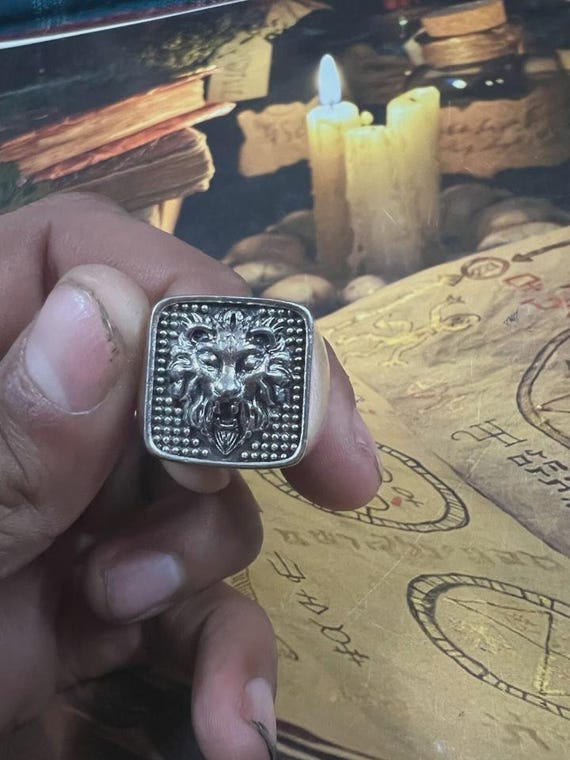 Khodam Legion Ring: Ancient Moroccan Stone, Powerful Wishes++++ Gift