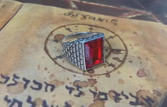A Trillionaire Maker Real Magic Ring Wealth Lottery Money Success Ring A++++