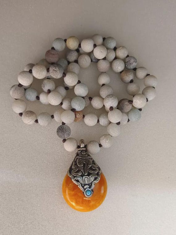 Blessed Beaded Pendant for Luck, Wealth, Career Success, Lottery Win