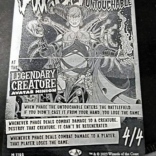 Custom Magic: the Gathering Metal Engraved Cards - Etsy