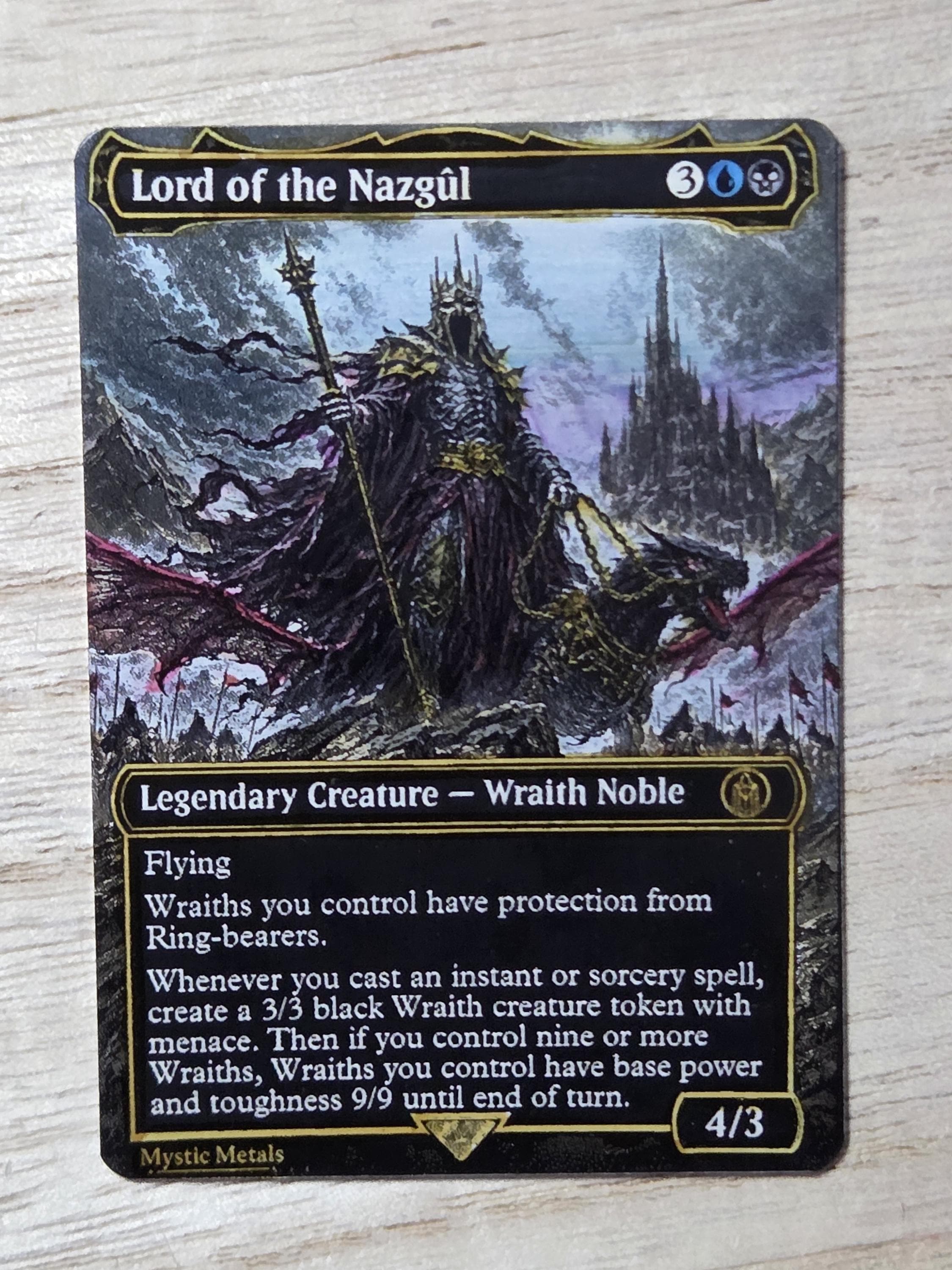 metal engraved mtg cards Custom Magic: the Gathering Metal Engraved Cards