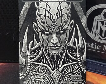 Fully Custom Stainless Steel Card – Personalized Engraved Trading