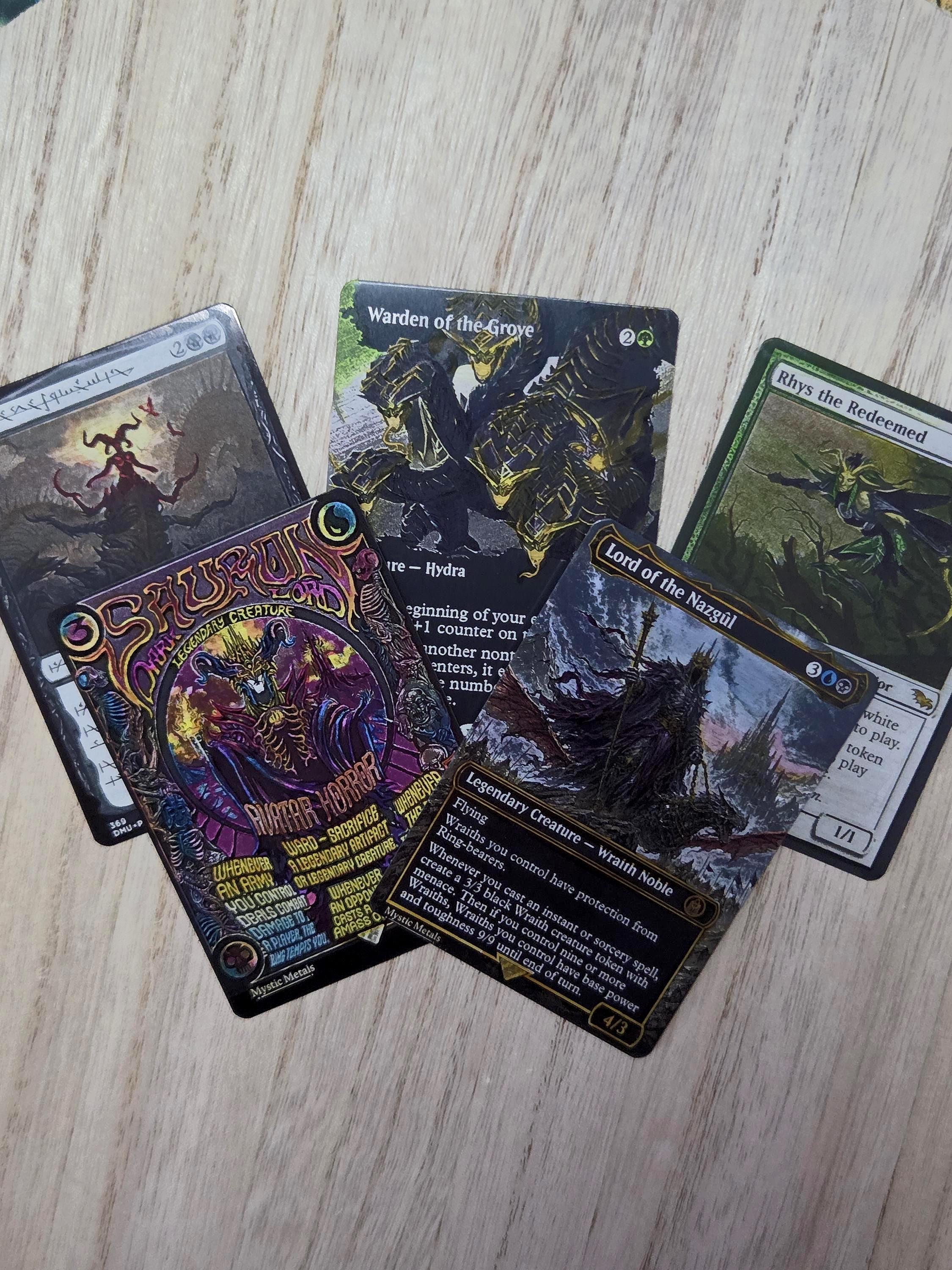 Metal Proxy Card Bundles | 3, 5 & 10 Pack | Laser Engraved