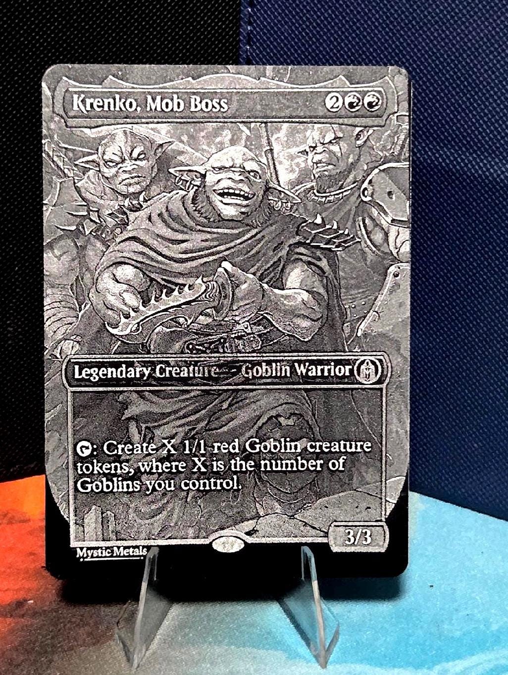 Laser Engraved Metal MTG & TCG Proxy Cards | Stainless Steel